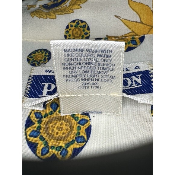 Vintage Pendleton Classic Women's Shirt Anchors Sun Nautical Size Small Button - Picture 6 of 9